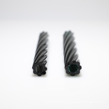 China  Hot selling  Teal COE 3.3 Borosilicate heat-resistant colored Glass Twist Tubing colored